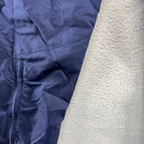 Vintage Adidas Track Pants Men's Medium Blue Embroidered Baggy Tech Hip Hop y2k - Picture 9 of 10